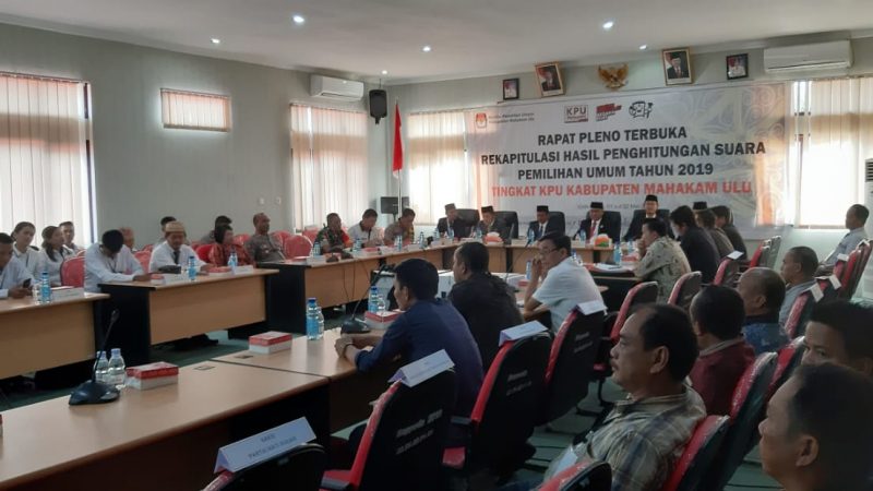 KPU Kab. Mahakam Sukses Laksanakan Pleno 2019