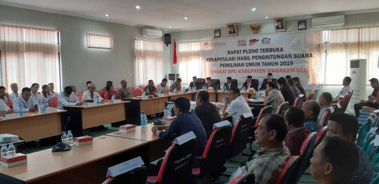 KPU Kab. Mahakam Sukses Laksanakan Pleno 2019