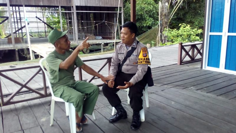 PATROLI DIALOGIS DALAM RANGKA MENJAGA SITUASI YANG KONDUSIF DI WILAYAH HUKUM POLSEK PENYINGGAHAN