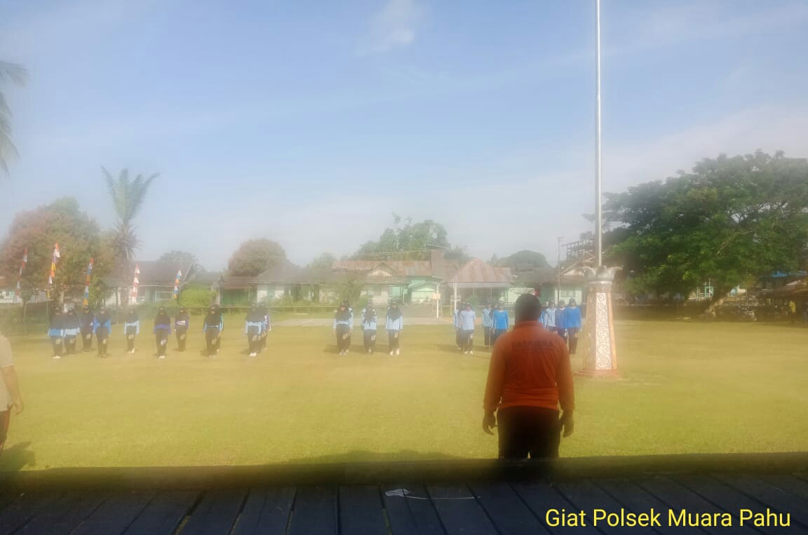PERSIAPAN DI HARI KE-14 ANGGOTA PASKIBRAKA KECAMATAN MUARA PAHU MASIH TETAP SEMANGAT