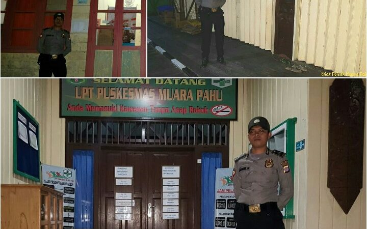 KEGIATAN PATROLI RUTIN POLSEK MUARA PAHU DALAM MENJAGA KAMTIBMAS PADA JAM-JAM RAWAN