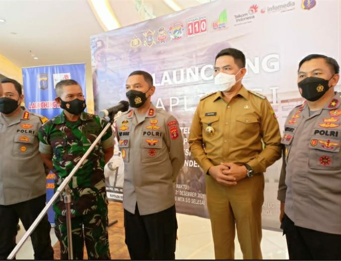 Kapolda Kaltim Launching Tiga Aplikasi Pelayanan Masyarakat di Samarinda