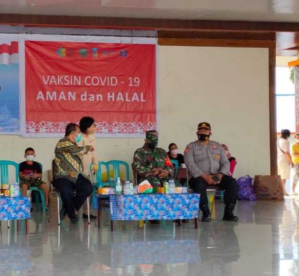 Waka Polsek Long Bagun Mengahadiri Rapat Koordinasi Dan Sosialisasi Covid-19 Dalam Mengahapi Hari NATARU di Kab Mahulu