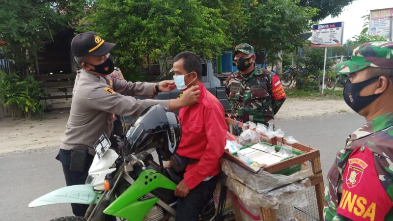 Polsek Jempang Melaksanakan Giat Ops Yustisi di Kampung Muara Nayan.