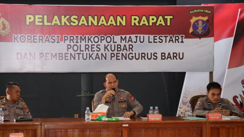 WAKAPOLRES PIMPIN RAPAT PENGURUSAN PEMBENTUKAN ANGGOTA BARU PRIMKOPPOL