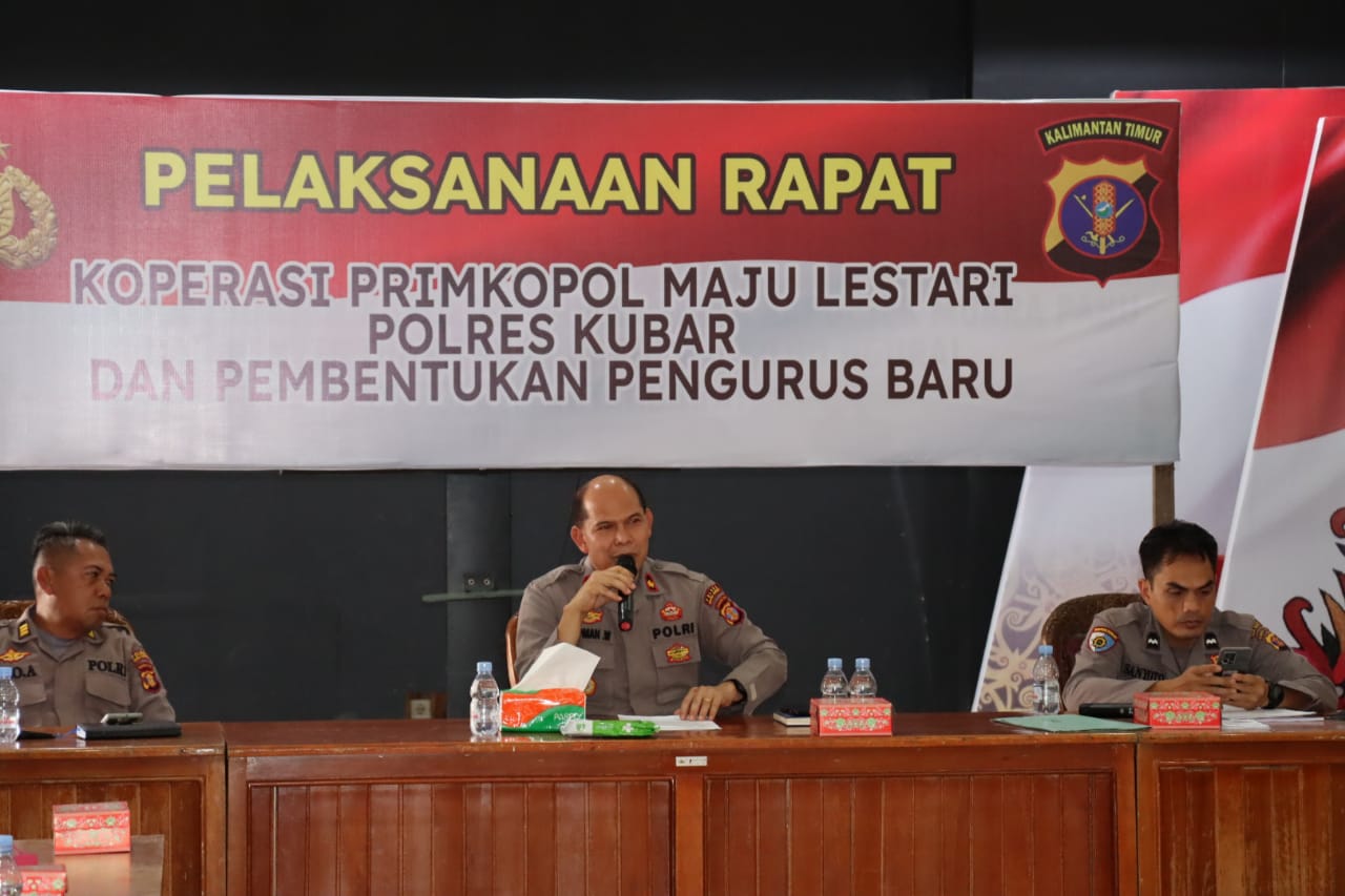 WAKAPOLRES PIMPIN RAPAT PENGURUSAN PEMBENTUKAN ANGGOTA BARU PRIMKOPPOL