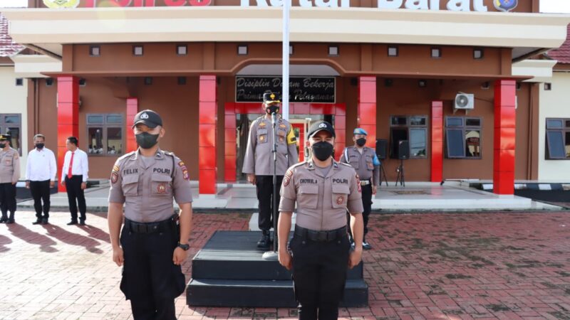 ARAHAN DAN HIMBAUAN APEL PAGI POLRES KUBAR