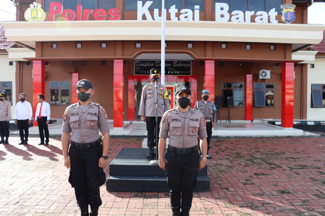 ARAHAN DAN HIMBAUAN APEL PAGI POLRES KUBAR