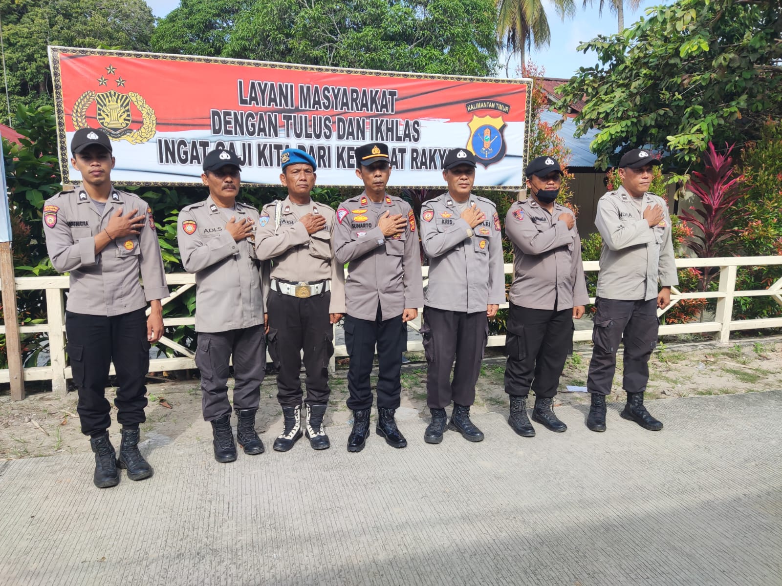 Memberikan pelayanan setulus hati, Polsek Jempang terus hadir untuk Masyarakat