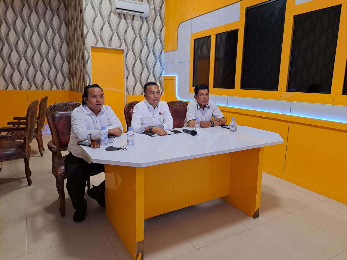 Kasat Intelkam Polres Kubar Mengikuti Vicon Secara Virtual