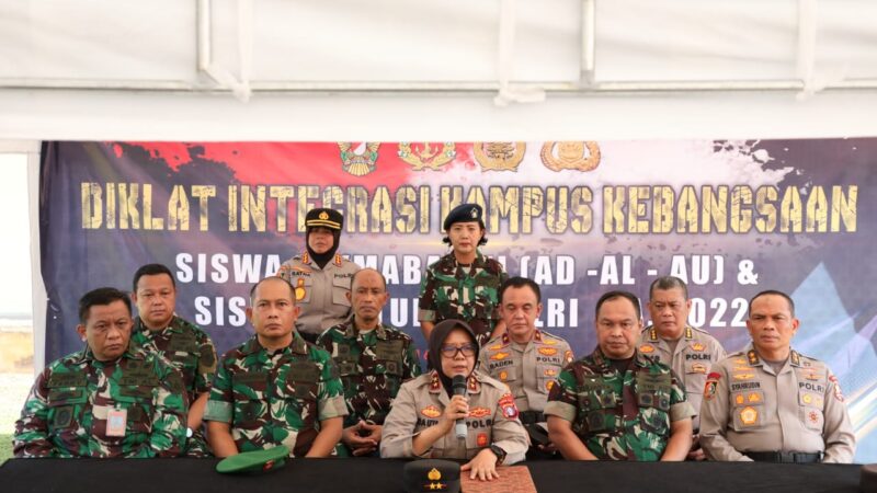 Pererat Soliditas dan Sinergitas, Diklat Integrasi TNI-Polri Digelar