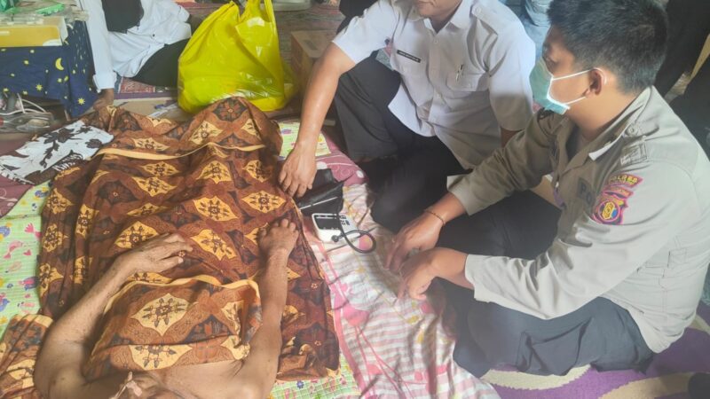 Wujud Sinergi, Polres PPU Bersama Baznas Salurkan Bantuan Sosial dan Bakti Kesehatan Kepada Warga Yang Menderita Stroke