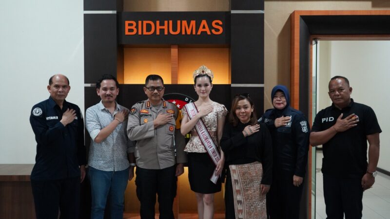 Audiensi dengan Finalis Puteri Indonesia Zona Kalimantan Timur, Polda Kaltim Beri Dukungan Penuh untuk Kontes Nasional 2024