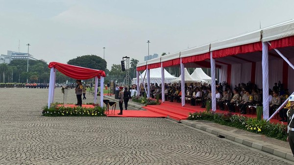 Kapolri-Panglima TNI Pimpin Apel Operasi Ketupat 2024 di Monas