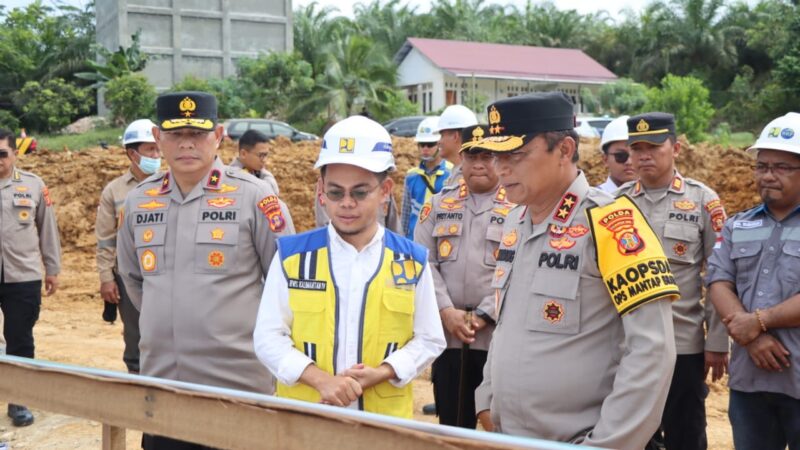 Kapolda Kaltim Beserta Wakapolda Kaltim Tinjau Pembangunan Rusun Polri di Ibu Kota Nusantara