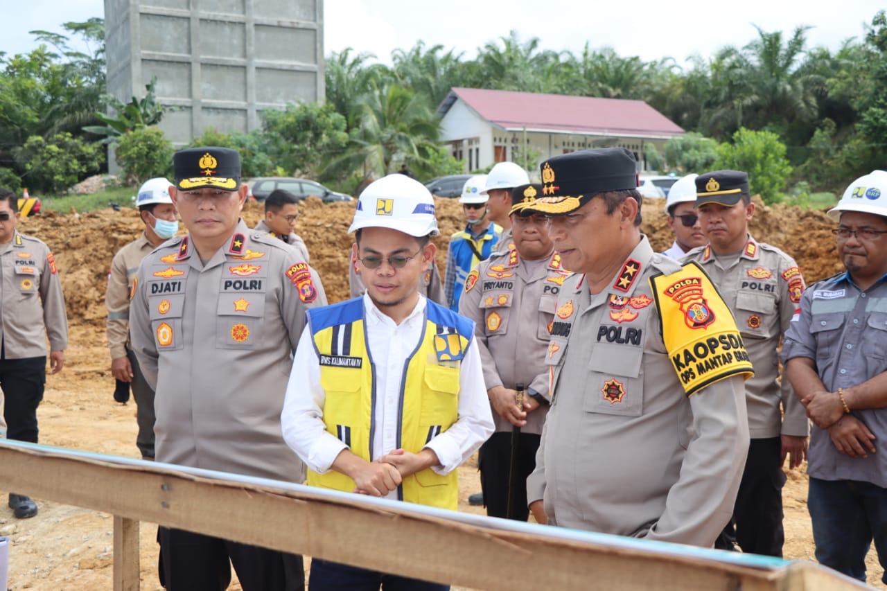 Kapolda Kaltim Beserta Wakapolda Kaltim Tinjau Pembangunan Rusun Polri di Ibu Kota Nusantara