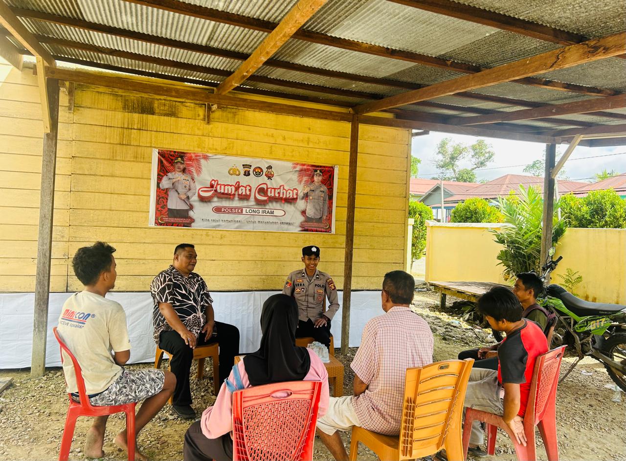 Jumat Curhat Polsek Long Iram Dengan Masyarakat