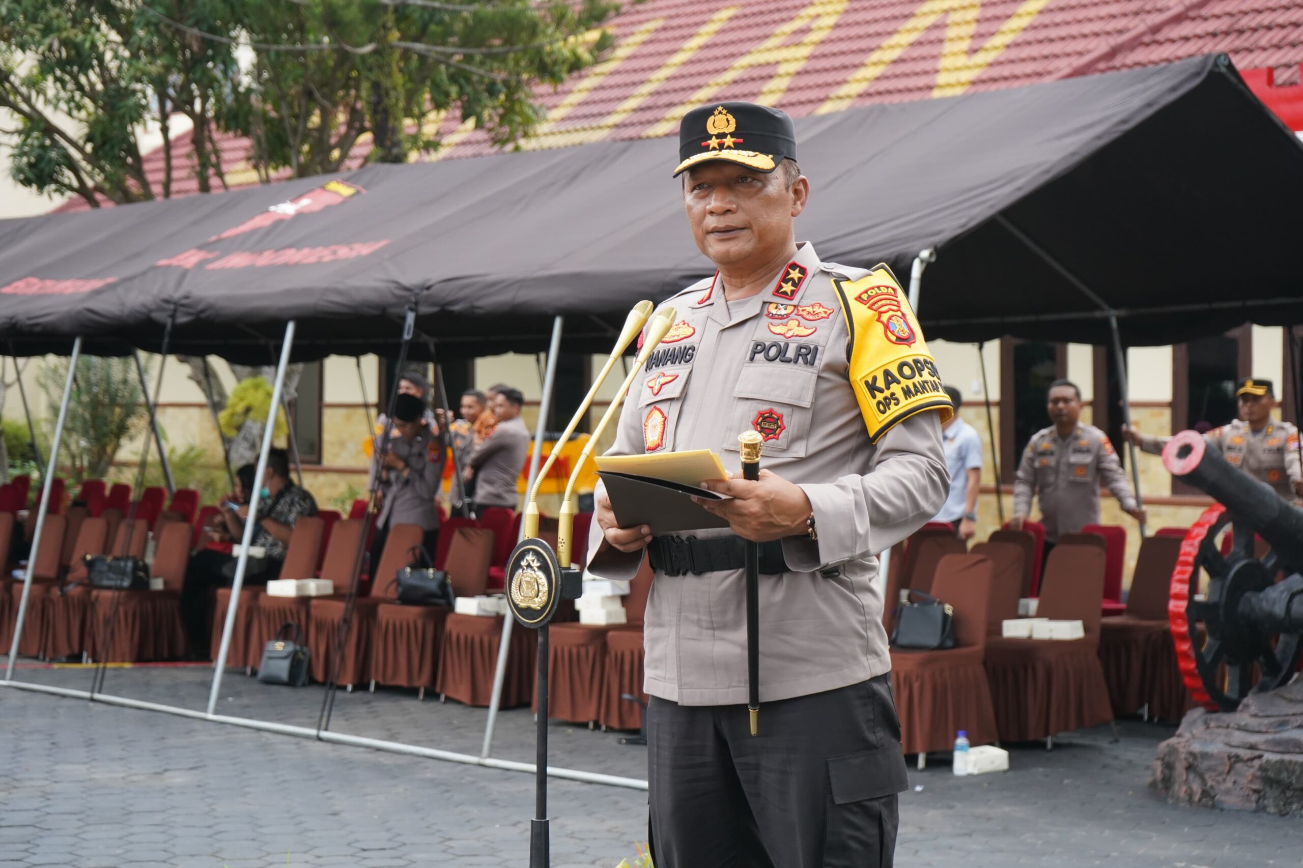 Kapolda Kaltim Pimpin Upacara Korp Raport Kenaikan Pangkat Periode 1 Juli 2024