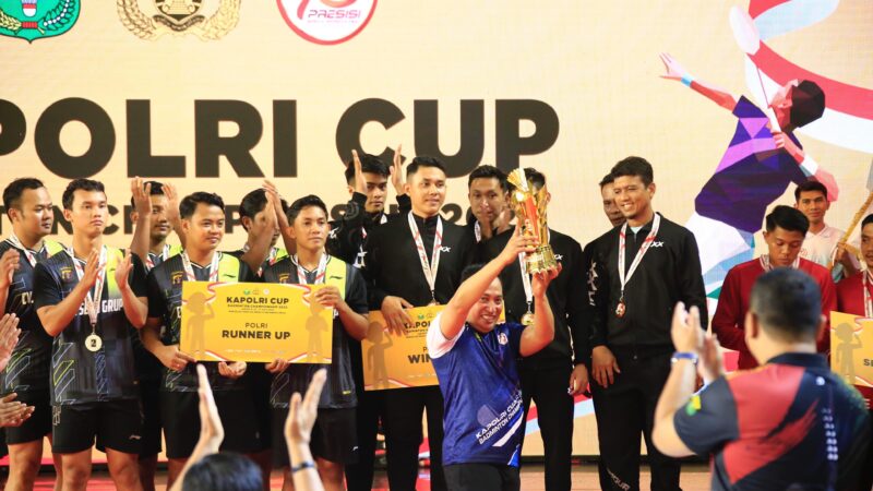 Jenderal Sigit Sebut Turnamen Bulutangkis Kapolri Cup Pintu Masuk Mengikuti Kejuaraan Nasional dan Internasional