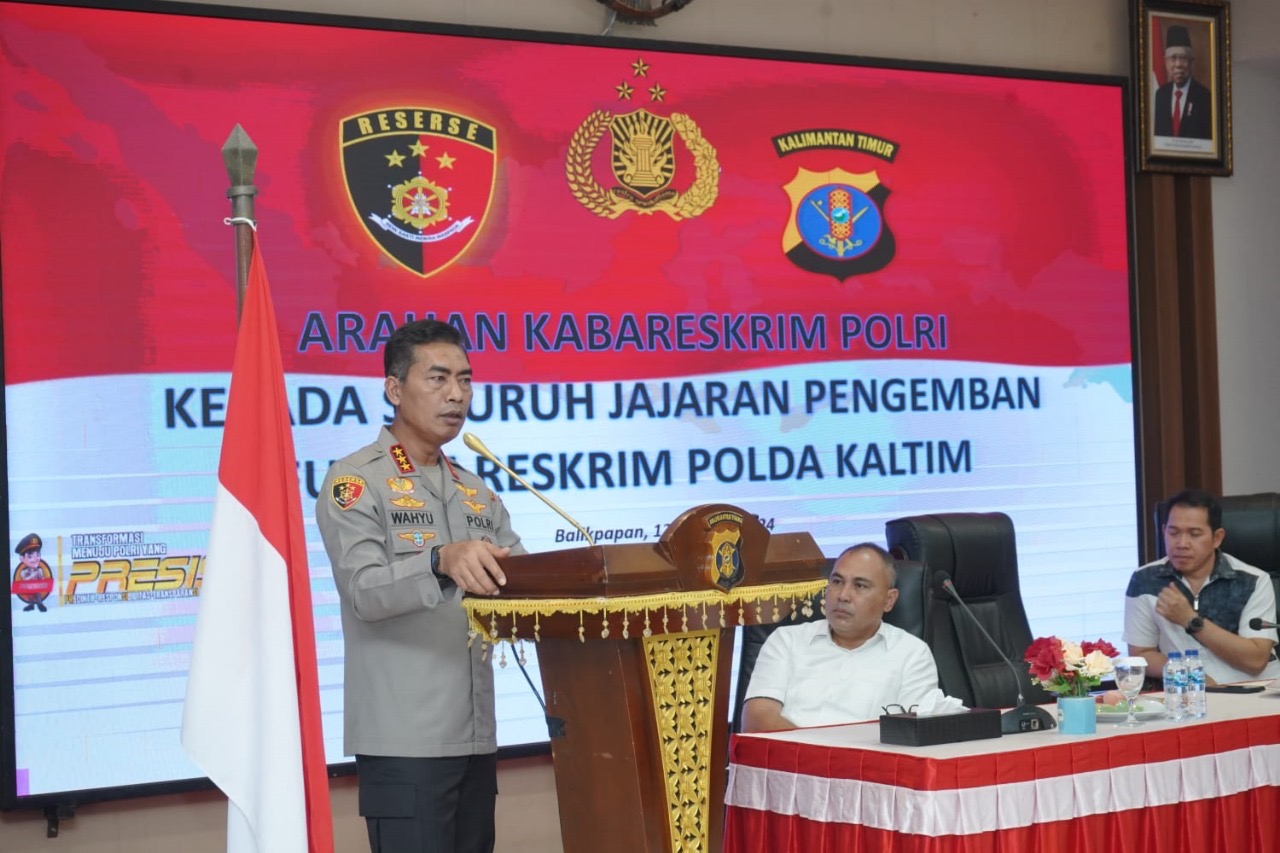 Kabareskrim Polri Berikan Arahan Khusus ke Jajaran Reskrim Polda Kaltim