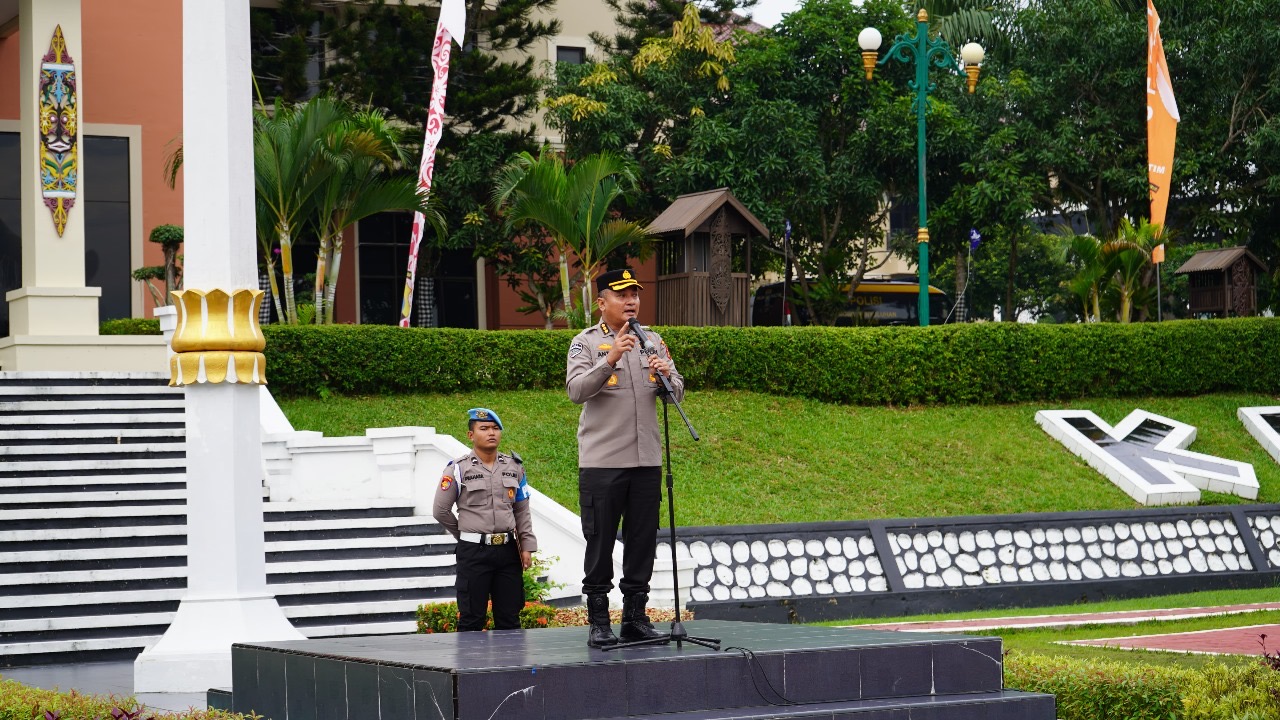 Kabid TIK Pimpin Apel Pagi, Tekankan Kesiapan Personel Jelang Hari Juang Polri