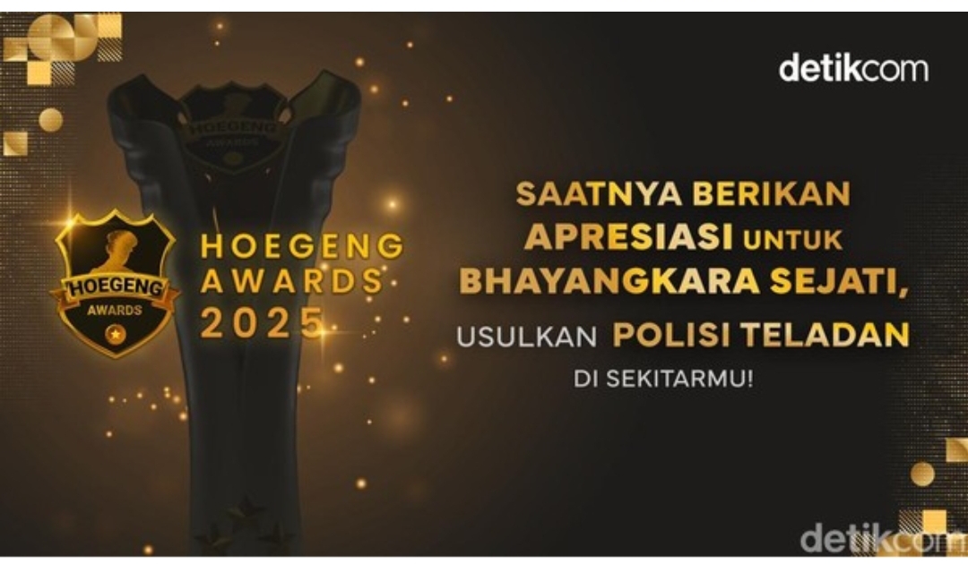 Hoegeng Awards 2025 Resmi Dibuka, Saatnya Usulkan Polisi Teladan di Sekitarmu!