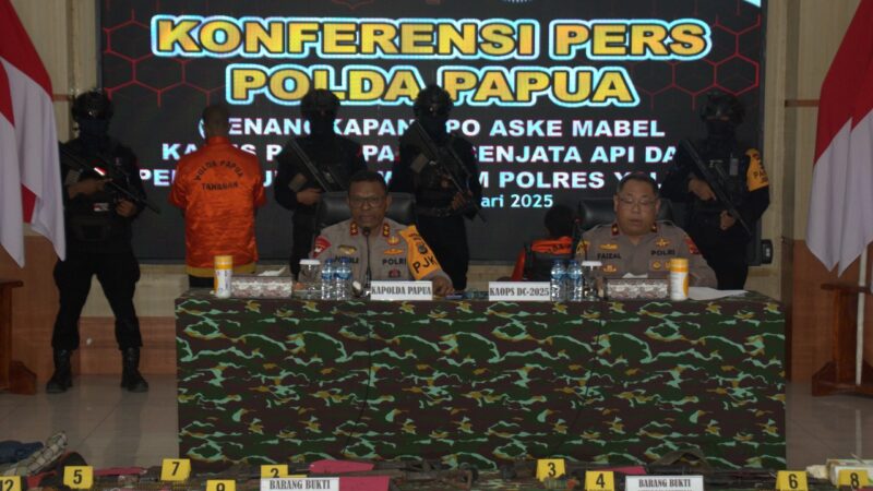 Polres Yalimo Aske Mabel Ditangkap Satgas Ops Damai Cartenz 2025