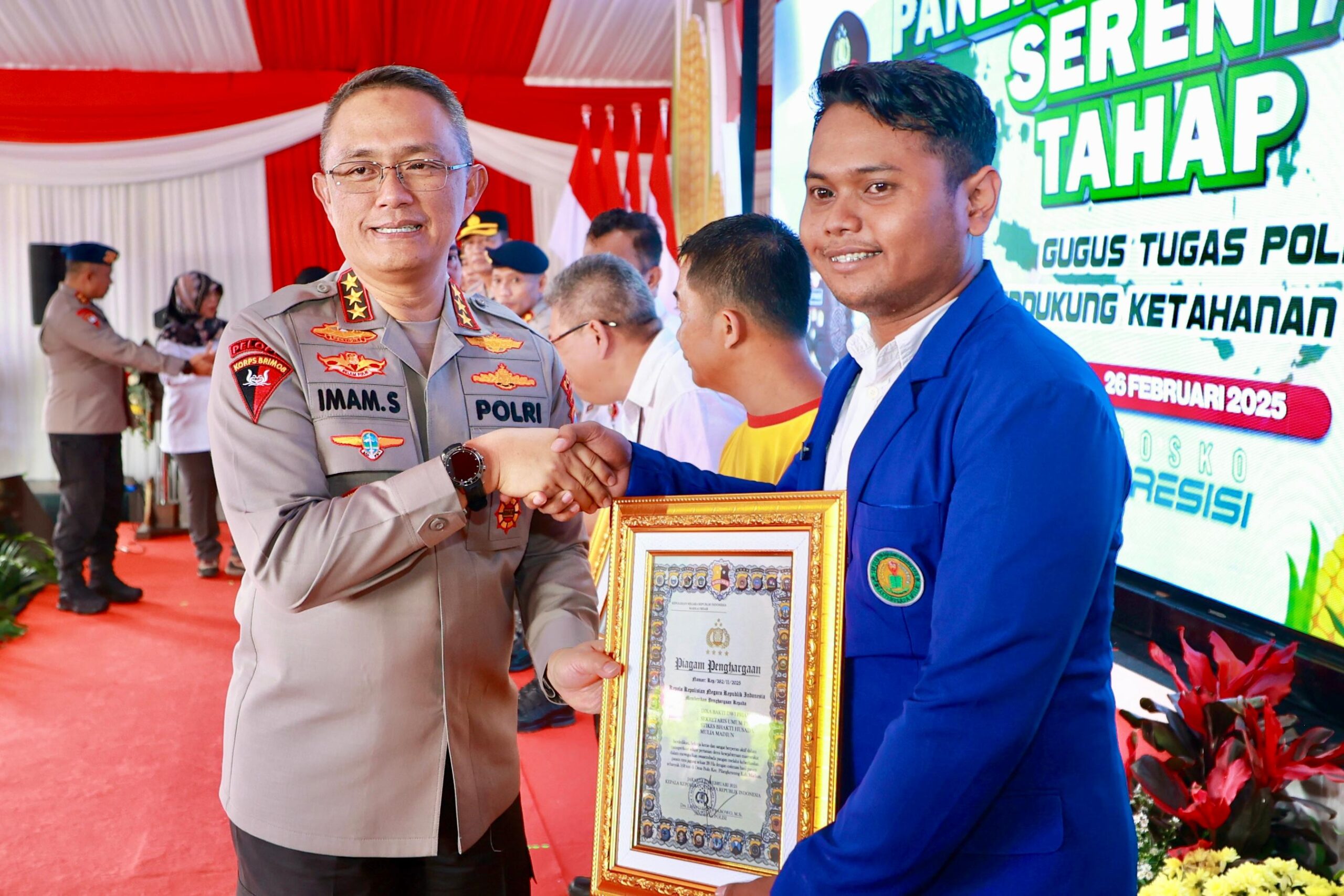 Dukung Ketahanan Pangan, Mahasiswa Madiun Terima Penghargaan dari Kapolri*