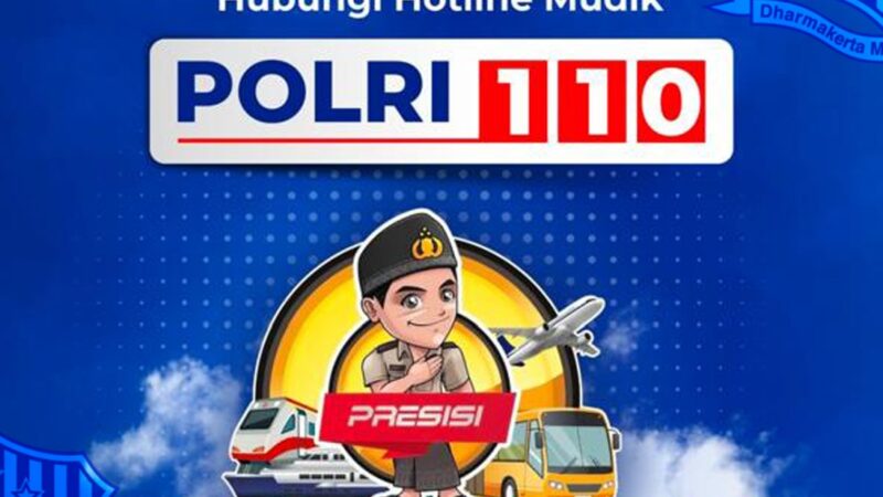 Satlantas Polres Kutai Barat Sosialisasikan Hotline Mudik Polri 110 dan Tagline “Mudik Aman, Masyarakat Nyaman” Jelang Idul Fitri 1446 H