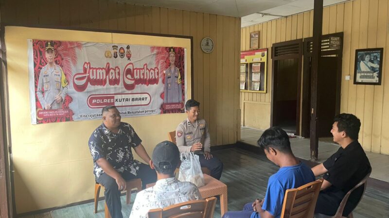 Polsek Long Iram Dengarkan Aspirasi Masyarakat Melalui Jumat Curhat