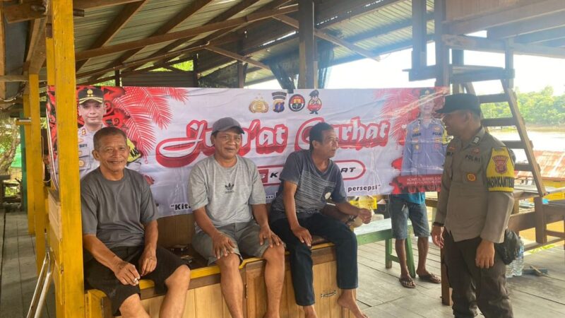 Polsek Melak Melaksanakan Jumat Curhat Bersama Masyarakat